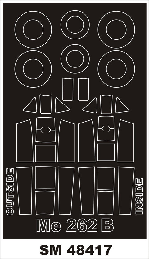 モンテックス SM48417 1/48 Me 262B(ホビーボス用) ミニマスク