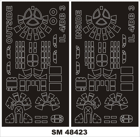 モンテックス SM48423 1/48 IL-4(シュントンモデル用) ミニマスク