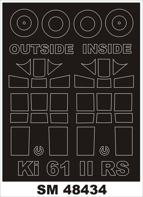 モンテックス SM48434 1/48 キ61 II 飛燕(RSモデル用) ミニマスク