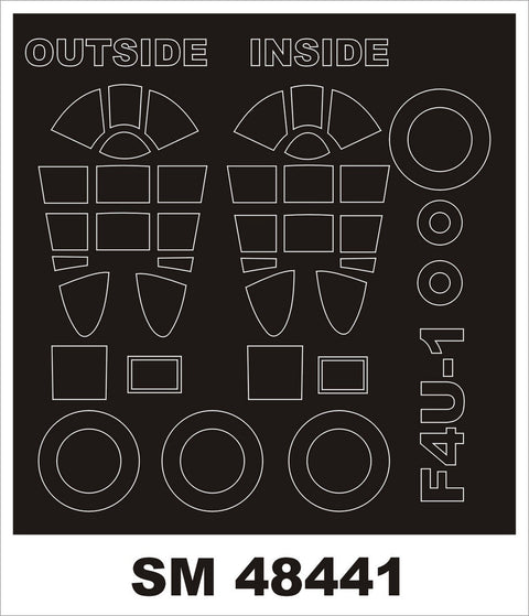 モンテックス SM48441 1/48 F4U-1 コルセア(ホビーボス用) ミニマスク