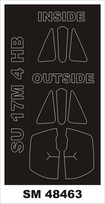 モンテックス SM48463 1/48 Su-17M4(ホビーボス用) ミニマスク