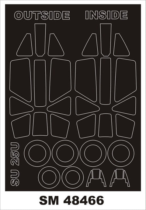 モンテックス SM48466 1/48 Su-25U(KPモデル用) ミニマスク