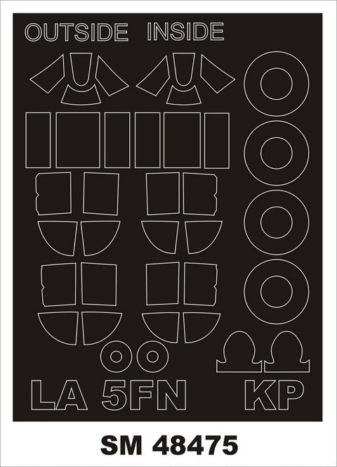 モンテックス SM48475 1/48 La-5FN(KPモデル用) ミニマスク