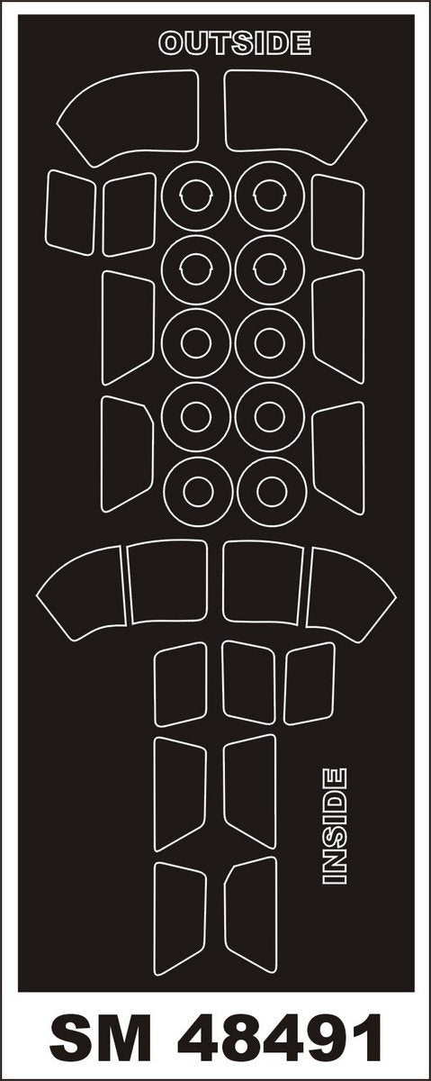 モンテックス SM48491 1/48 BN-2A アイランダー(バロム用) ミニマスク