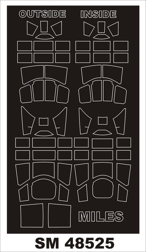 モンテックス SM48525 1/48 マイルズ マスター I(ドラウイングス用) ミニマスク