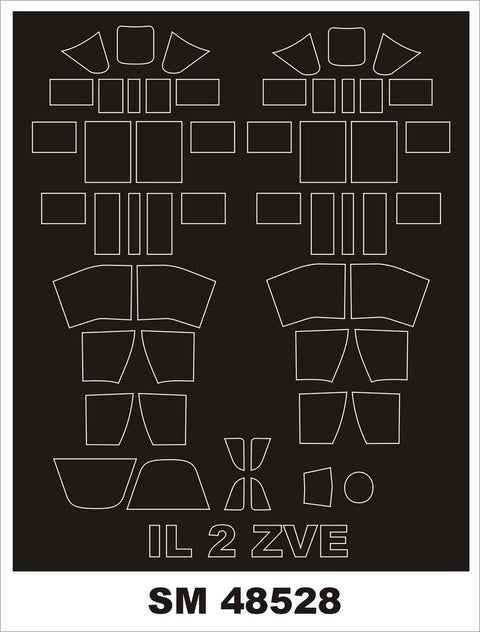 モンテックス SM48528 1/48 IL-2(ズベズダ用) ミニマスク