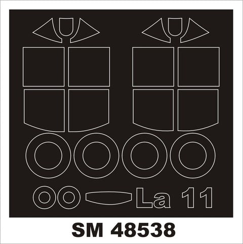 モンテックス SM48538 1/48 LA-11(ホビーボス用) ミニマスク