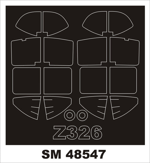 モンテックス SM48547 1/48 ズリン 326(エデュアルド用) ミニマスク