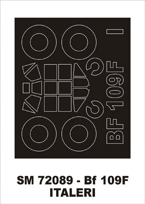 モンテックス SM72089 1/72 Bf-109F(イタレリ用) ミニマスク