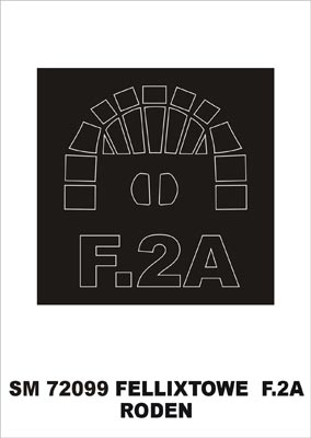 モンテックス SM72099 1/72 フェリックストウ F.2A(ローデン用) ミニマスク