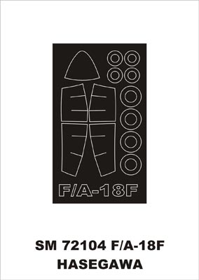 モンテックス SM72104 1/72 F-18F(ハセガワ用) ミニマスク