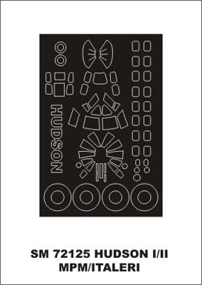 モンテックス SM72125 1/72 ハドソン I/II(MPM用) ミニマスク