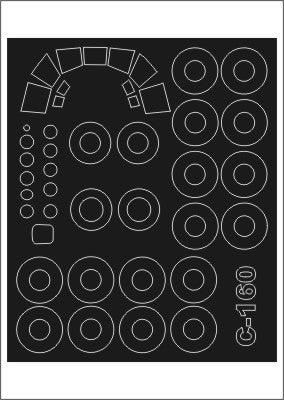 モンテックス SM72138 1/72 C-160 トランザール (レベル用) ミニマスク