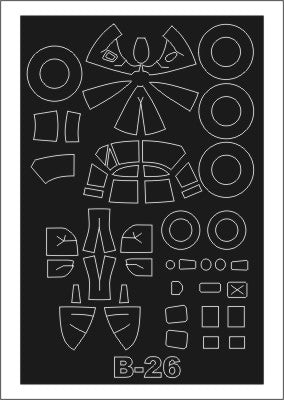 モンテックス SM72140 1/72 B-25 マローダー (ハセガワ用) ミニマスク