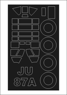 モンテックス SM72142 1/72 Ju 87A (スペシャルホビー用) ミニマスク