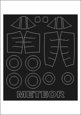 モンテックス SM72143 1/72 グロスター ミーティア MK9 (MPM用) ミニマスク