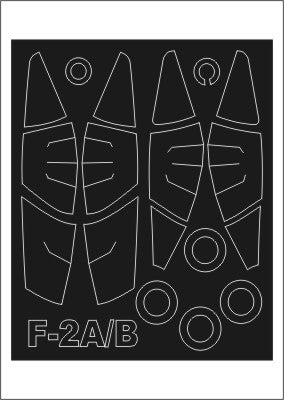 モンテックス SM72144 1/72 三菱 F2A/B (ハセガワ用) ミニマスク