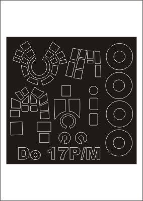 モンテックス SM72147 1/72 ドルニエ Do-17P/M(RSモデル用) ミニマスク
