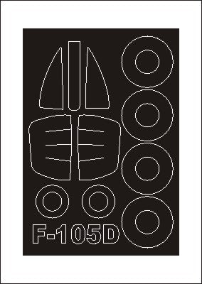 モンテックス SM72150 1/72 F-105D(トランぺッター用) ミニマスク