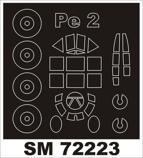 モンテックス SM72223 1/72 Pe-2(ホビーボス用) ミニマスク