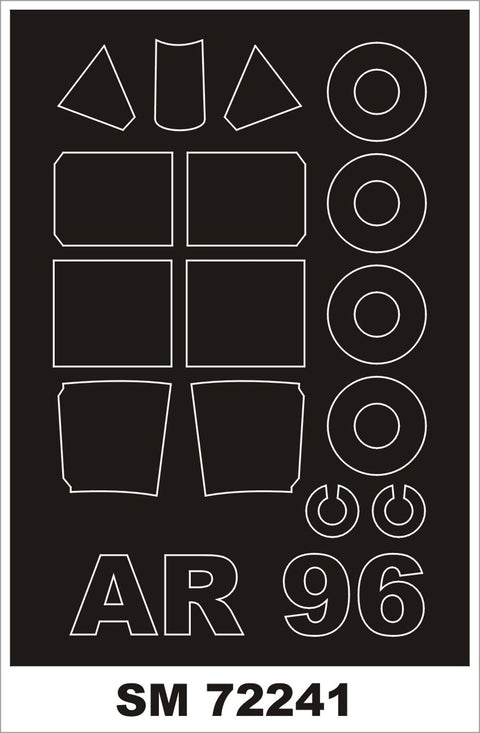 モンテックス SM72241 1/72 アラド Ar-96(スペシャルホビー用) ミニマスク