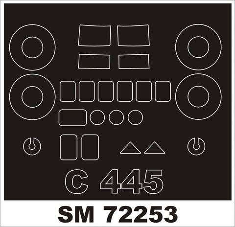 モンテックス SM72253 1/72 コードロン C-445(RSモデル用) ミニマスク