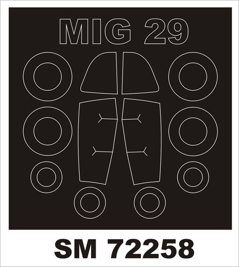 モンテックス SM72258 1/72 MiG-29A(トランぺッター用) ミニマスク