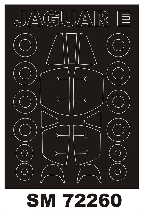モンテックス SM72260 1/72 ジャギュア E(ホビーボス用) ミニマスク