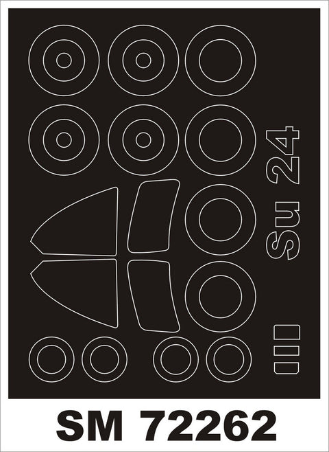 モンテックス SM72262 1/72 Su-24(トランぺッター用) ミニマスク