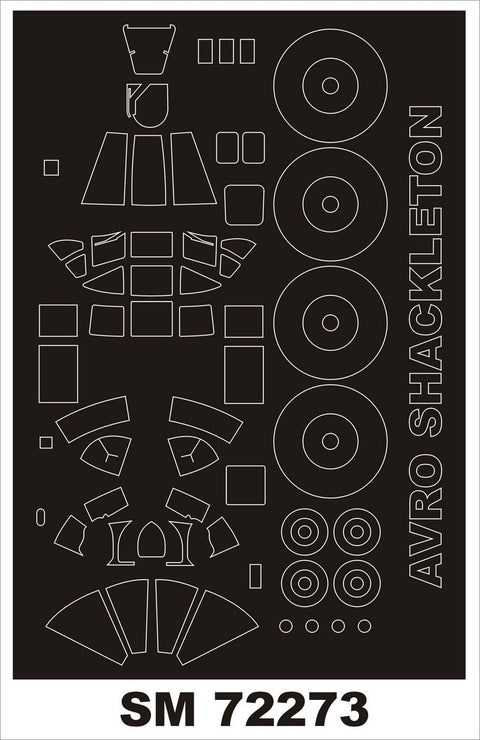 モンテックス SM72273 1/72 アブロ シャクルトン(エアフィックス用) ミニマスク