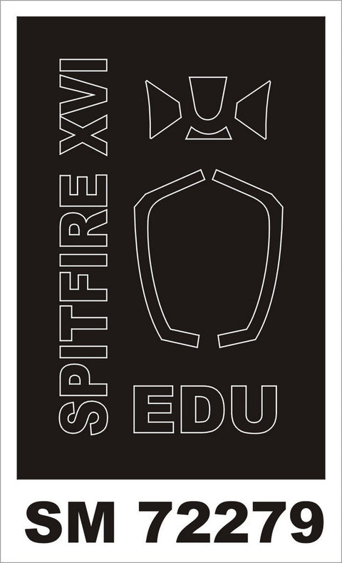 モンテックス SM72279 1/72 スピットファイア XVI(エデュアルド用) ミニマスク