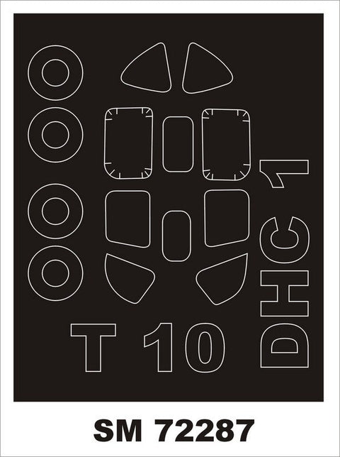 モンテックス SM72287 1/72 DHC-1 T-10(AZモデル用) ミニマスク