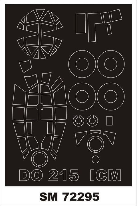 モンテックス SM72295 1/72 Do-215(ICM用) ミニマスク