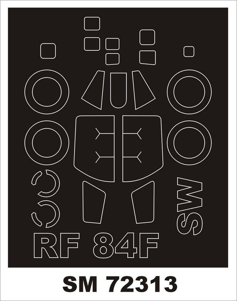 モンテックス SM72313 1/72 RF-84F(ソード用) ミニマスク