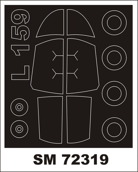 モンテックス SM72319 1/72 L-159(KPモデル用) ミニマスク