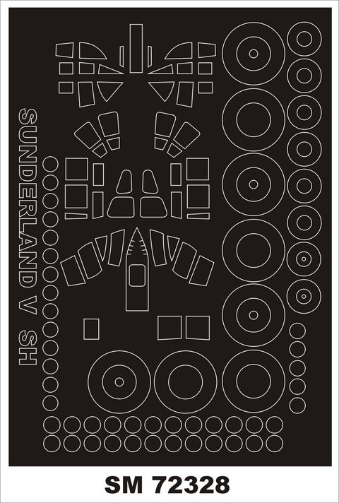 モンテックス SM72328 1/72 サンダーランド MkV(スペシャルホビー用) ミニマスク