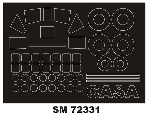 モンテックス SM72331 1/72 CASA C.212(スペシャルホビー用) ミニマスク