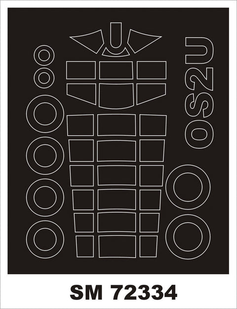 モンテックス SM72334 1/72 OS2Uキングフィッシャー(AZモデル用) ミニマスク