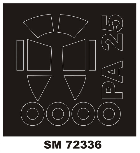 モンテックス SM72336 1/72 PIPER PA-25(KPモデル用) ミニマスク