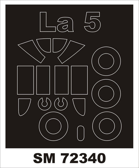 モンテックス SM72340 1/72 La-5(クリアープロップモデル用) ミニマスク