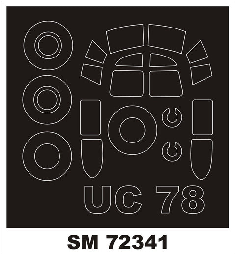 モンテックス SM72341 1/72 UC-78 ボブキャット(KPモデル用) ミニマスク