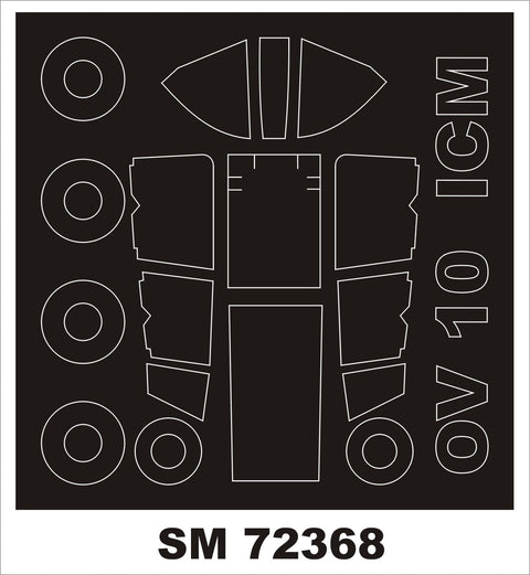 モンテックス SM72368 1/72 OV-10D(ICM用) ミニマスク