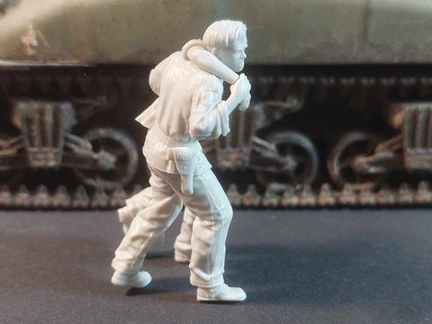 パンツァーアート FI35-208 1/35 アメリカ海兵隊の負傷した戦車兵セット