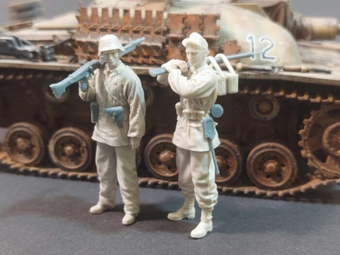 パンツァーアート FI35-222 1/35 武装親衛隊MG42チームセット