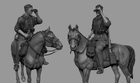 パンツァーアート FI35-223 1/35 ドイツ騎兵(第8武装SS師団「フロリアン・ガイヤー」)