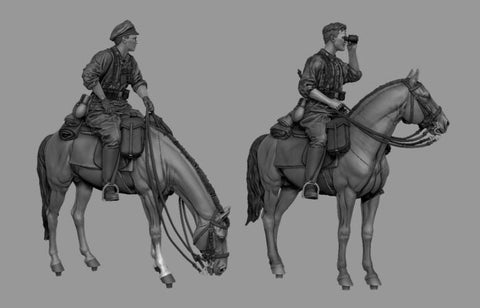 パンツァーアート FI35-225 1/35 ドイツ騎兵セット(第8武装SS師団「フロリアン・ガイヤー」)