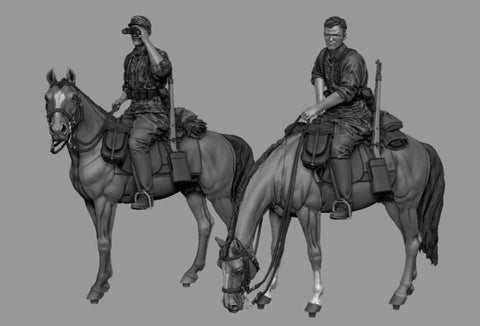 パンツァーアート FI35-225 1/35 ドイツ騎兵セット(第8武装SS師団「フロリアン・ガイヤー」)