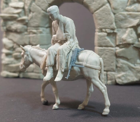 パンツァーアート FI35-241 1/35 ロバに乗った負傷した降下猟兵