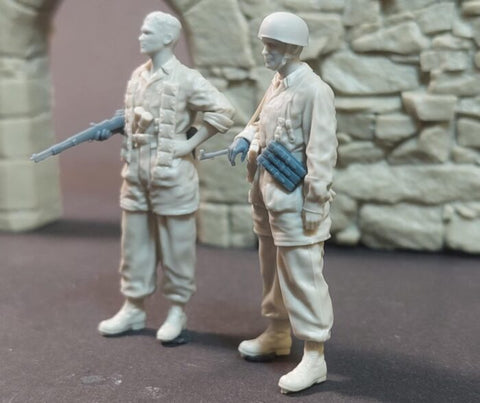 パンツァーアート FI35-246 1/35 ドイツ降下猟兵 休憩中セット