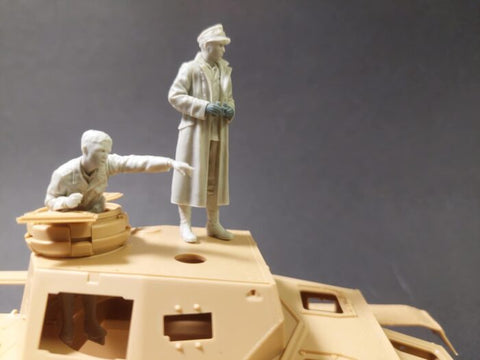 パンツァーアート FI35-252 1/35 DAK lll/IV戦車 砲塔乗員セット